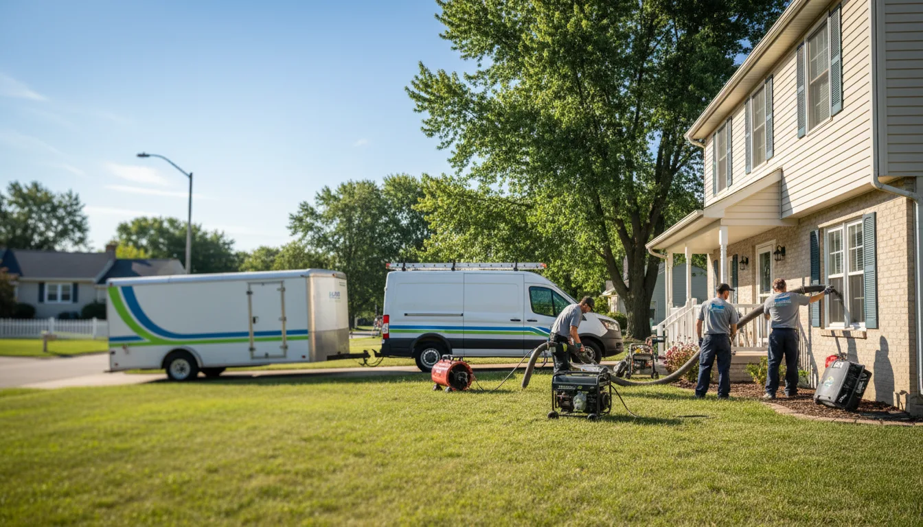Flooded Basement Restoration And Cleanup With Repair in Britt, IA near me